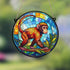 Monkey Stained Glass Effect Suncatcher